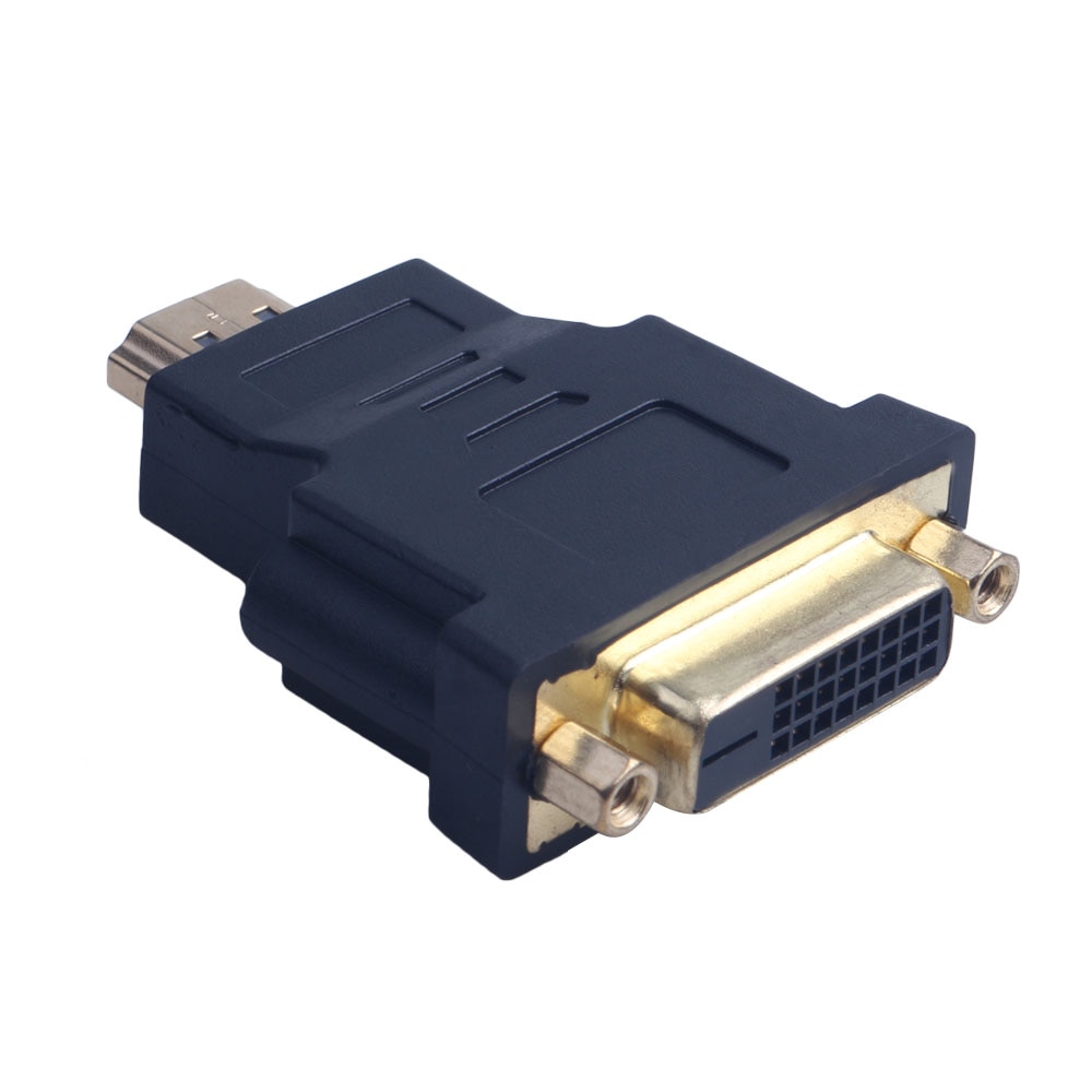 Hdmi til dvi han til hun 24+5/24+1 dvi grafikkort konverter adapter guldbelagt 1080p til for hdtv lcd dvi kabel