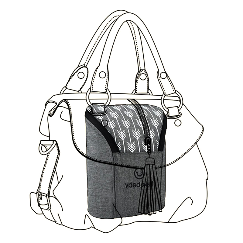 Lekebaby Baby insulation bag Maternity Handbag Feeding Bottle Food Warmer Pail Fresh-keeping Cooler Bag for baby care Mom Kids