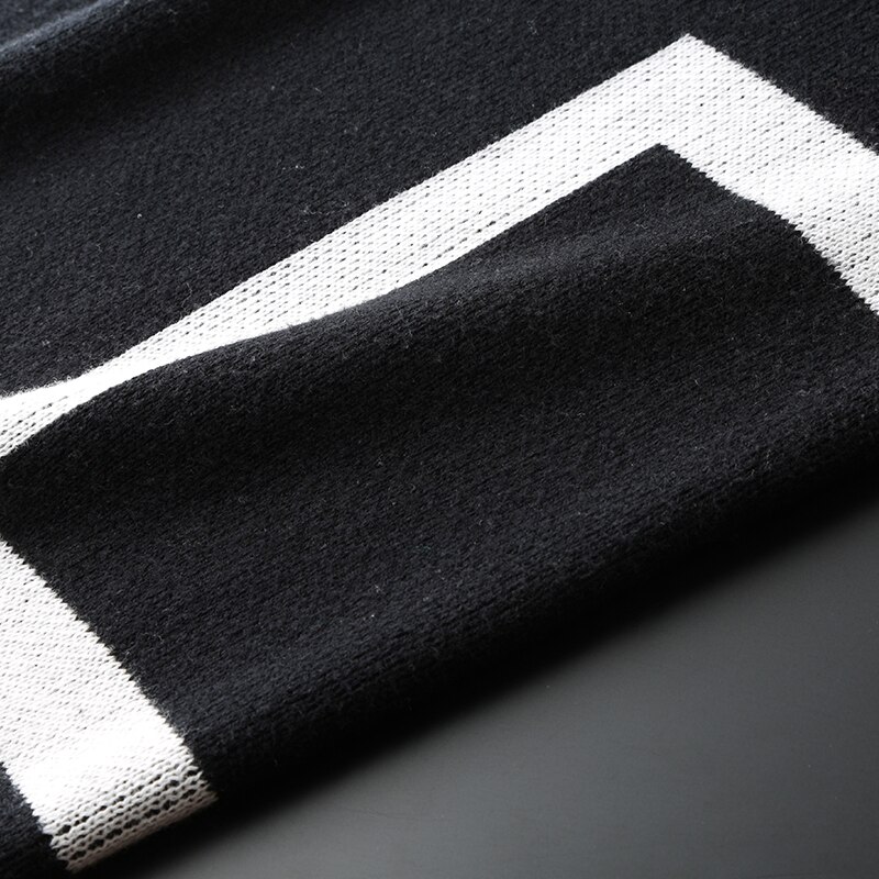 Heren slim truien 100%  katoenen lange mouwen herfst heren warme truien heren casual trui pasvorm gebreid ruitpatroon