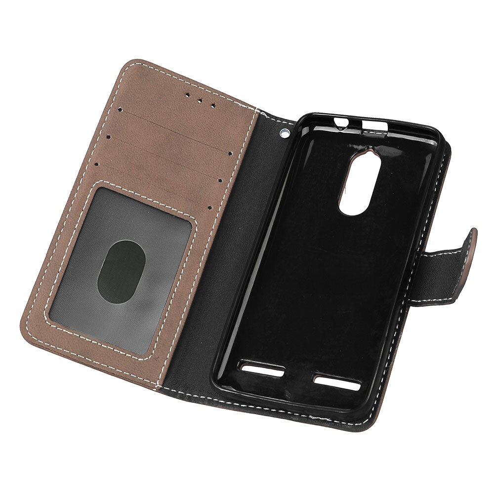 De cuero para Lenovo K6 funda magnética de cuero Flip para Lenovo K6 de 5,0 "K33a48 K33a42 teléfono caso cubierta con titular de la tarjeta