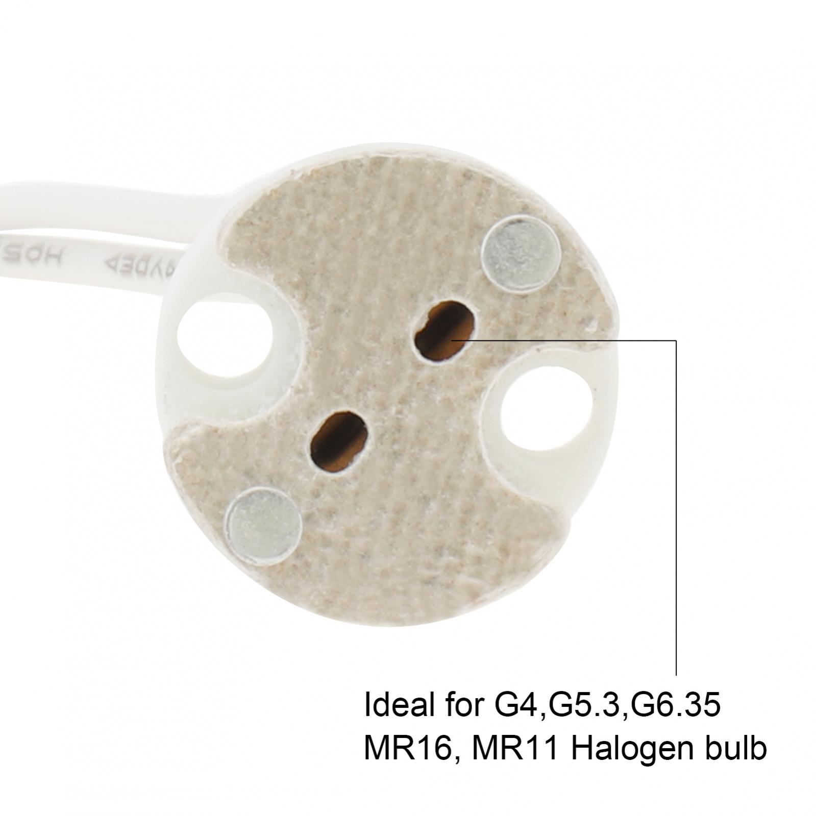 Herr16 gu5.3 LED-Lampen sockel Lampen fassung Keramik fassung Adapter für Halogen-LED-Lampe gu5.3 Sockel Adapter