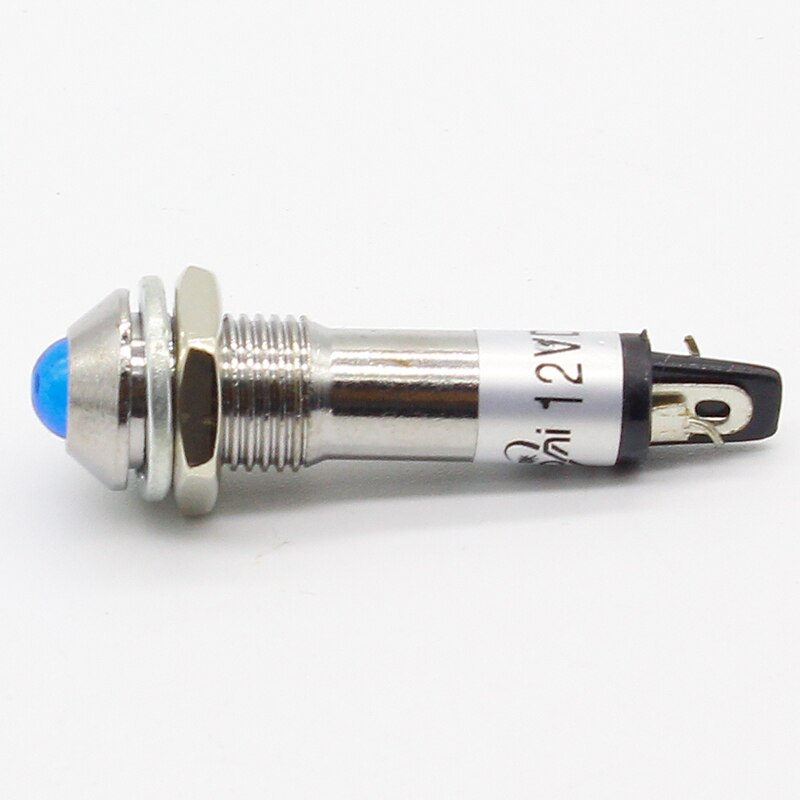 5PCS signal light 8mm pilot lamp signal light 12V 24V 220V LED indicator light
