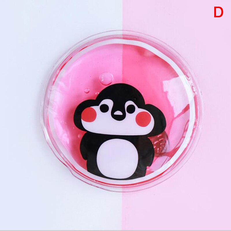 Transparent Mini 1PCS Winter Reusable Gel Hand Warmer Cute Funny Word Print Instant Heating Pack Warmer
