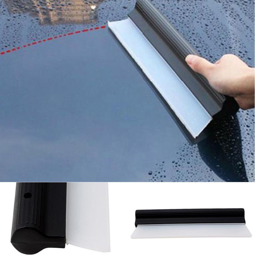 Auto Siliconen Water Wisser Zeep Cleaner Schraperblad Squeegee Car Voorruit Window Cleaning Tool Accesorios # BL3: Default Title