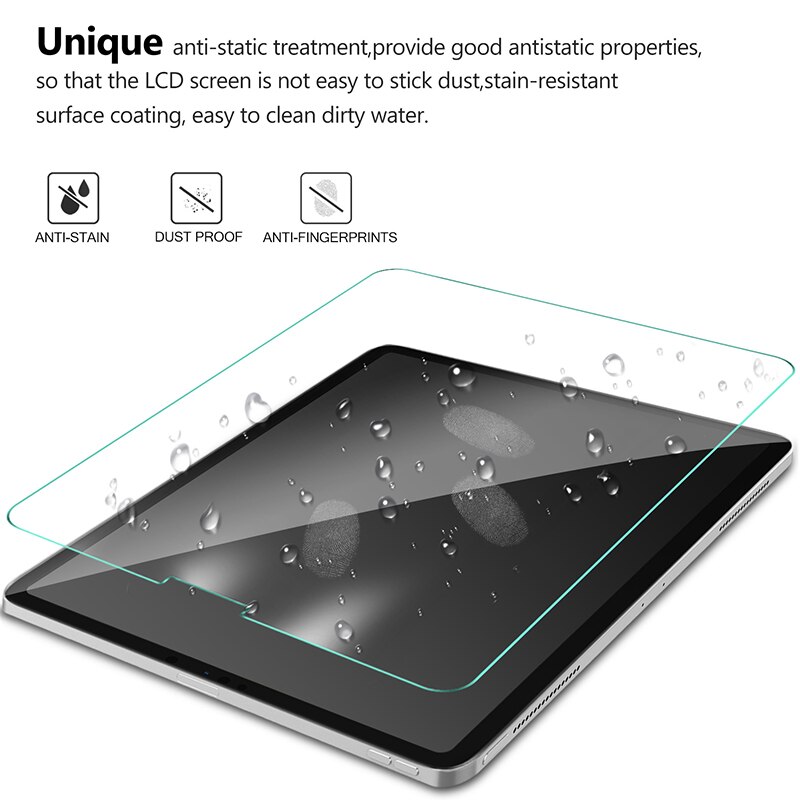 Tablet Screen Protector Film Tempered Glass For iPad Pro 11 inch Full Covered Front Protect Glass For iPad Pro 11" 12.9"
