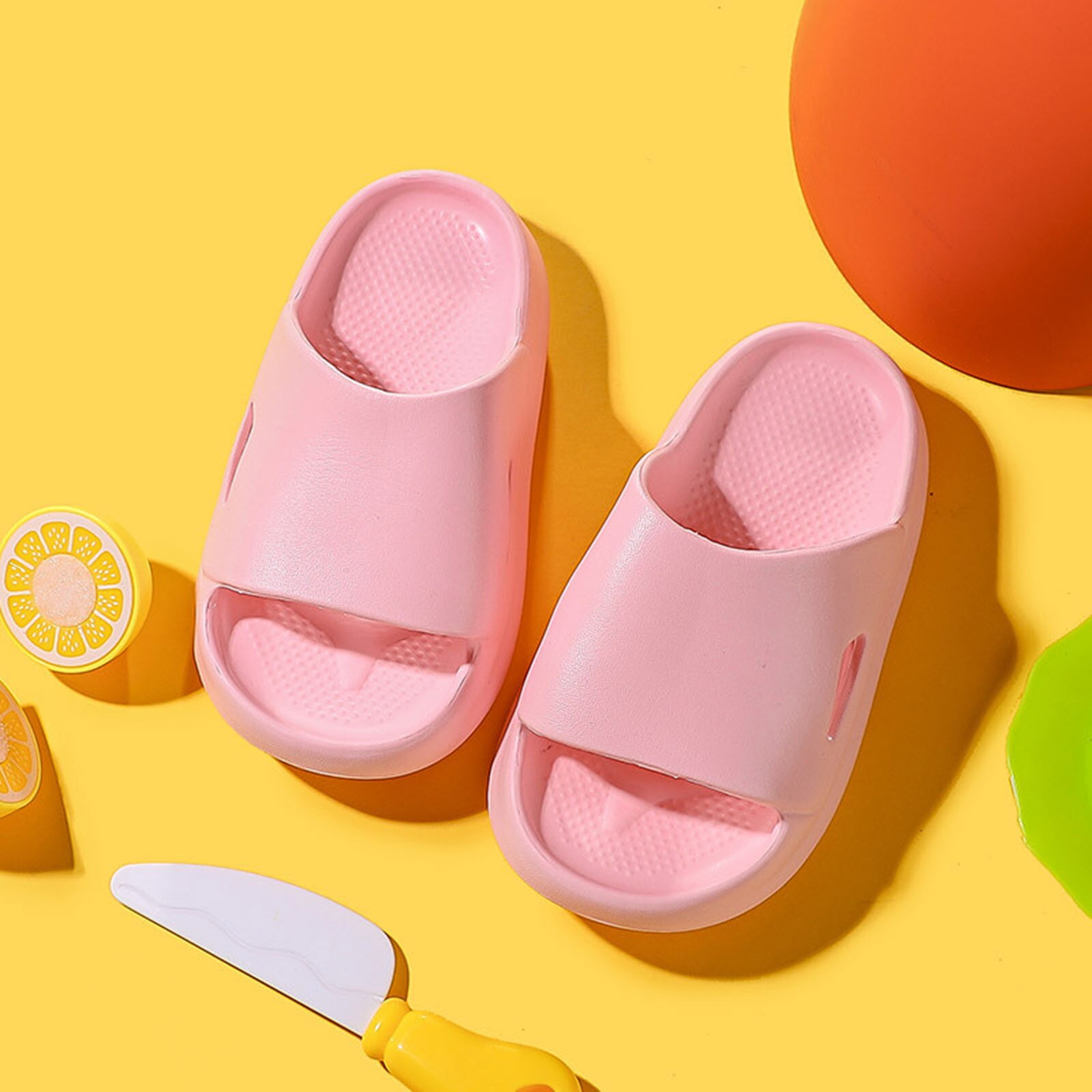 Summer Solid Children's Slippers Shoes For Boys Girls At Home Outdoor Slippers Beach Kids Shoes Eva Shoes For Kids Toddler