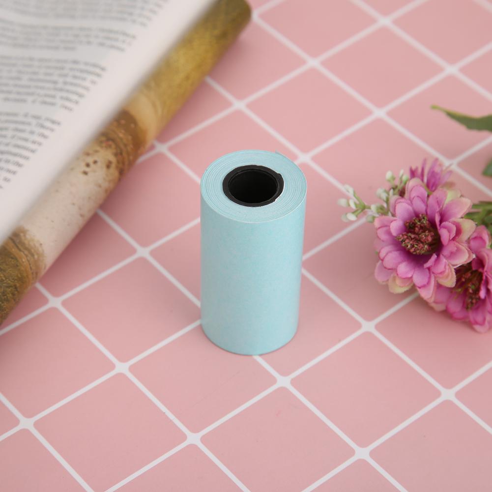 3 Rolls Thermal Printing Sticker Paper 57x30mm Coreless Adhesive Thermal Photo Paper for Mini Pocket Photo Printable Media