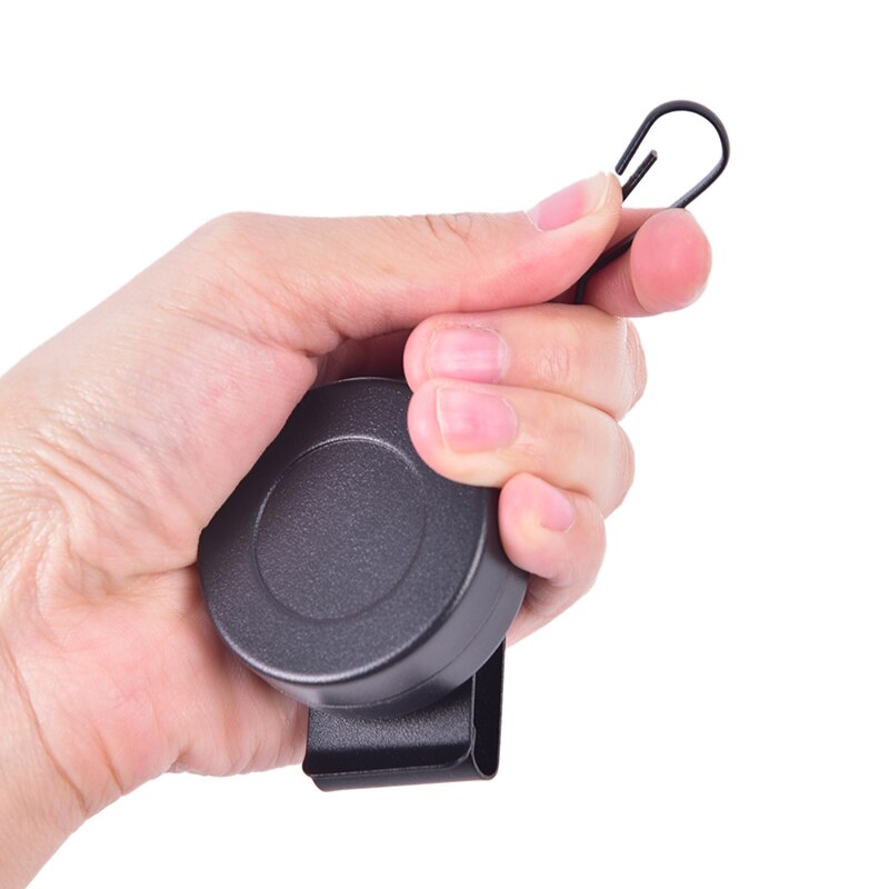 Telescopic Steel Wire Rope Key Anti Lost Tool With Carabiner Secure Belt Buckle