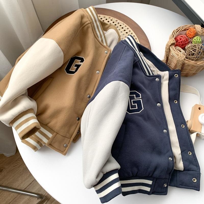 2022 Kinderen Winter Jas Honkbal Pak Bomber Tiny Katoen Kids Kleding Voor Tiener Gewatteerde Jassen En Jassen 13 Jaar oud Meisje