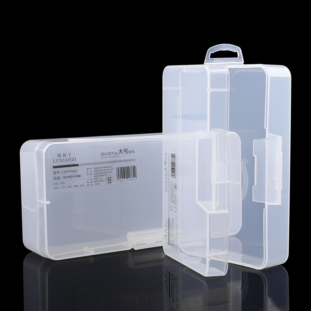 Luxianzi Draagbare Plastic Organizer Box Voor Kleine Dingen Deel Schroeven Container Toolbox Draagbare Sieraden Tool Case Opbergdoos