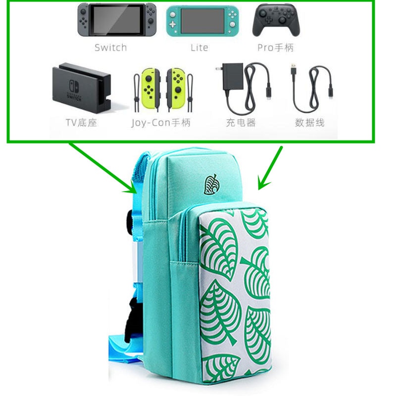 NS Switch Durable Shoulder Bag Chest Crossbody Carrying Pouch Storage Bag for Nintendo Switch & Switch Lite NX Mini Accessories