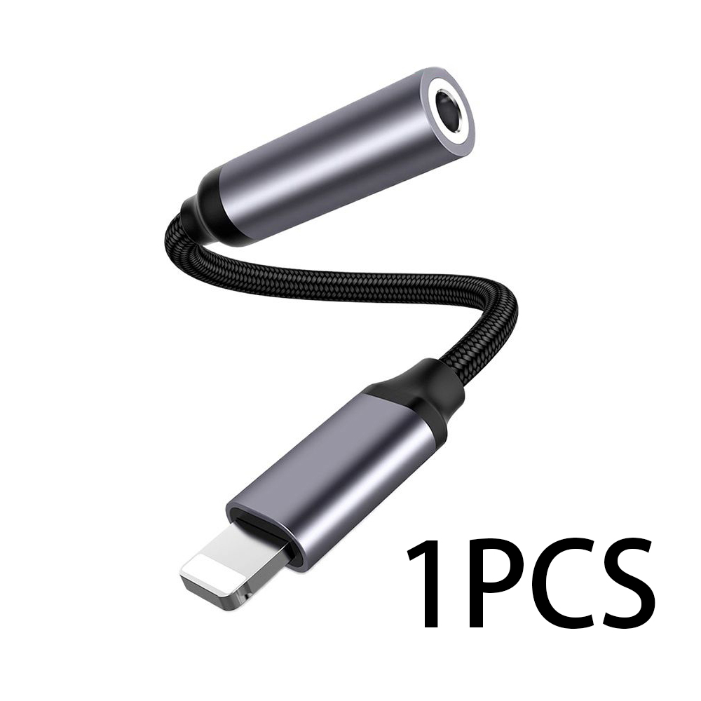 Do iPhone'a do 3 5 MM Kabel Jack Adapter AUX Do iPhone'a 12 13 14 Pro Adapter Złącze słuchawkowe Rozdzielacz audio akcesoria telefoniczne: WHITE