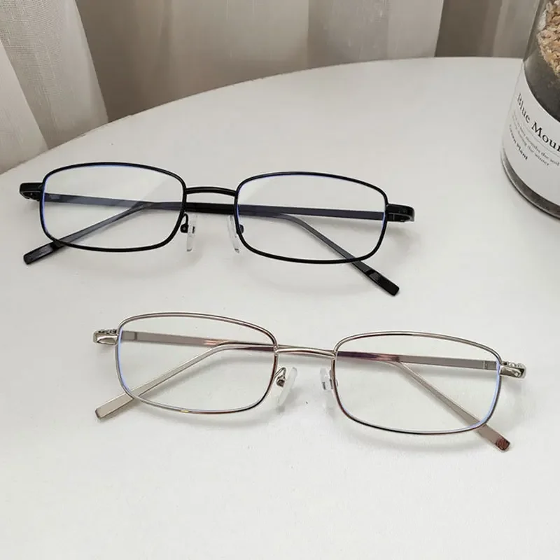 Small Rectangle Sunglasses Men Women Vintage Square Driving Sun Glasses Luxury Brand Metal Frame Eyewear 선글라스