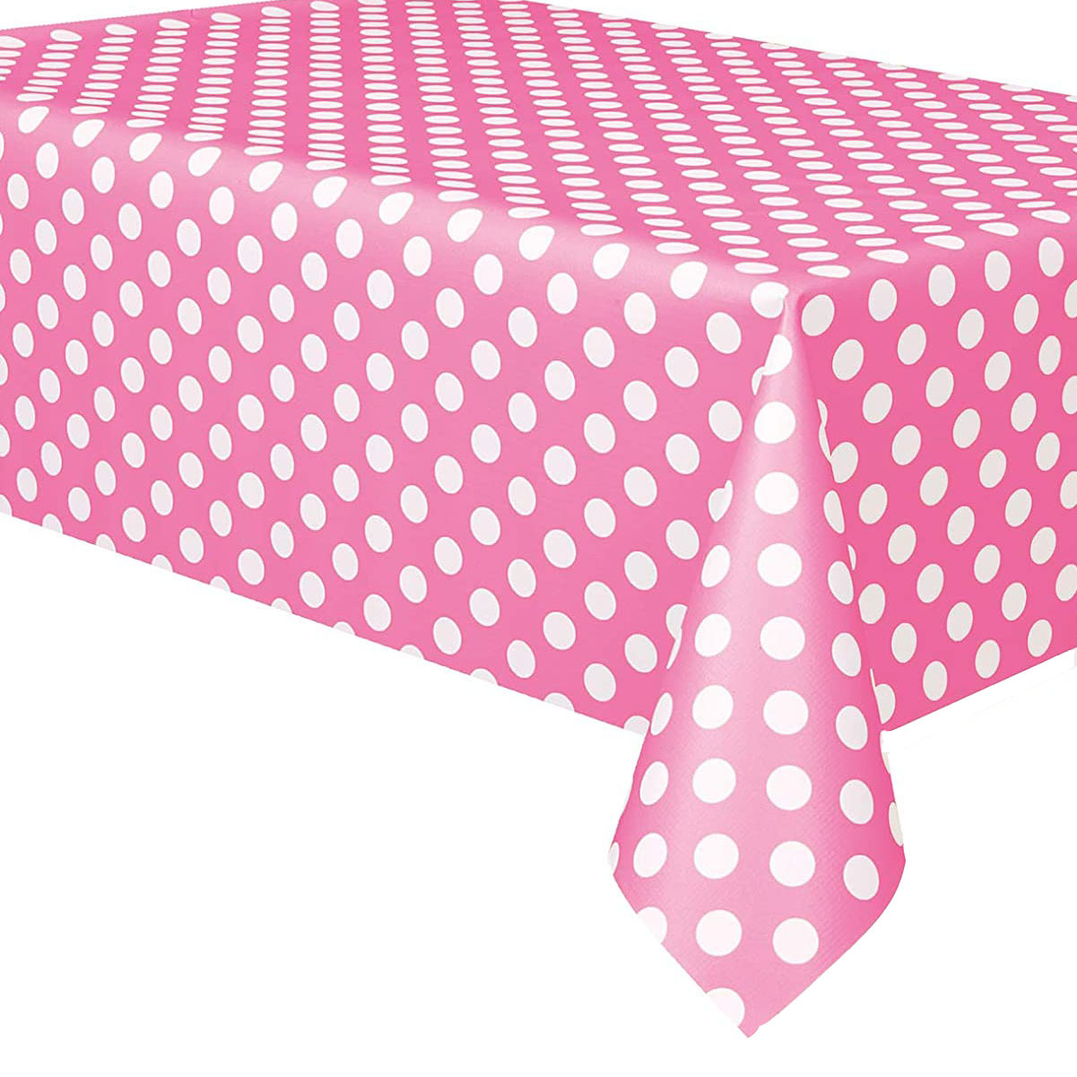 Geburtstag Party Dekoration Baby Dusche Einweg Tischdecke Familie Hotel Reise Polka Punkt Thema Tisch Abdeckung Zimmer Schreibtisch Tuch Deko: verrotten / 100*130cm