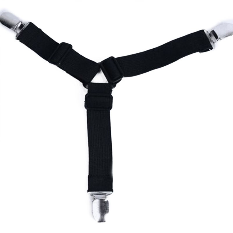 4 Stks/set Elastische Laken Grijpers Riemverbinder Laken Clips Matrashoes Dekens Houder Huishoudtextiel Organiseren Gadgets
