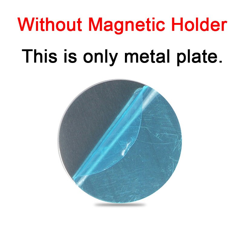 Magnetic L-Type Phone Holder in Car Car Magnetic Phone Holder Strong Magnetism Universal Suit to All Model Cellphone: Metal Plate