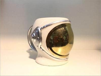 Astronaut Helmet 3D Porcelain Mugs With Handgrip Spaceman tumbler Ceramic Coffee Mugs Office Office Home Tea Cups