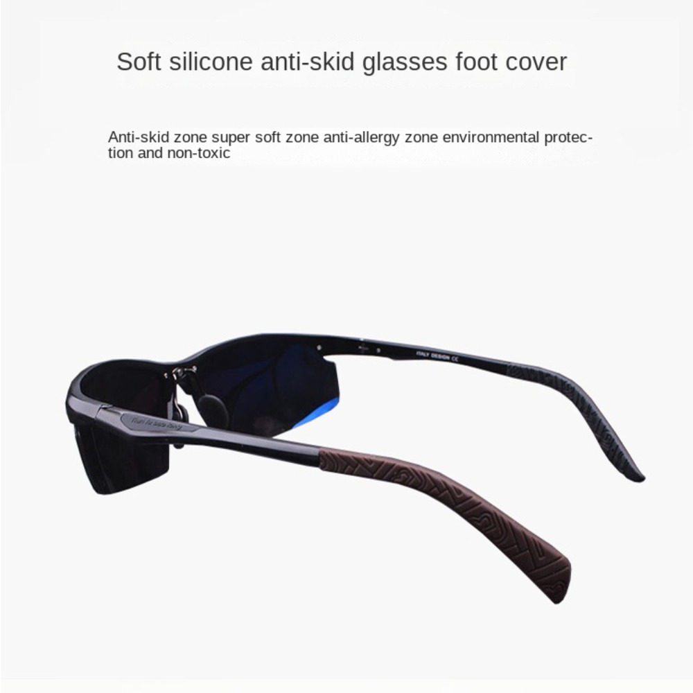 Gafas de silicona antideslizantes, mangas anticaída, agarre elástico, cubierta de pie, cubierta de pierna