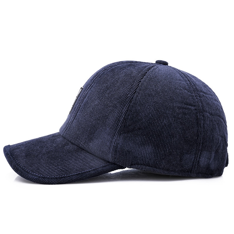 Sqteio vinter unisex baseballkasket mænd gorra hombre udendørs afslappet fløjlsbukser tyk varme høreværn hat