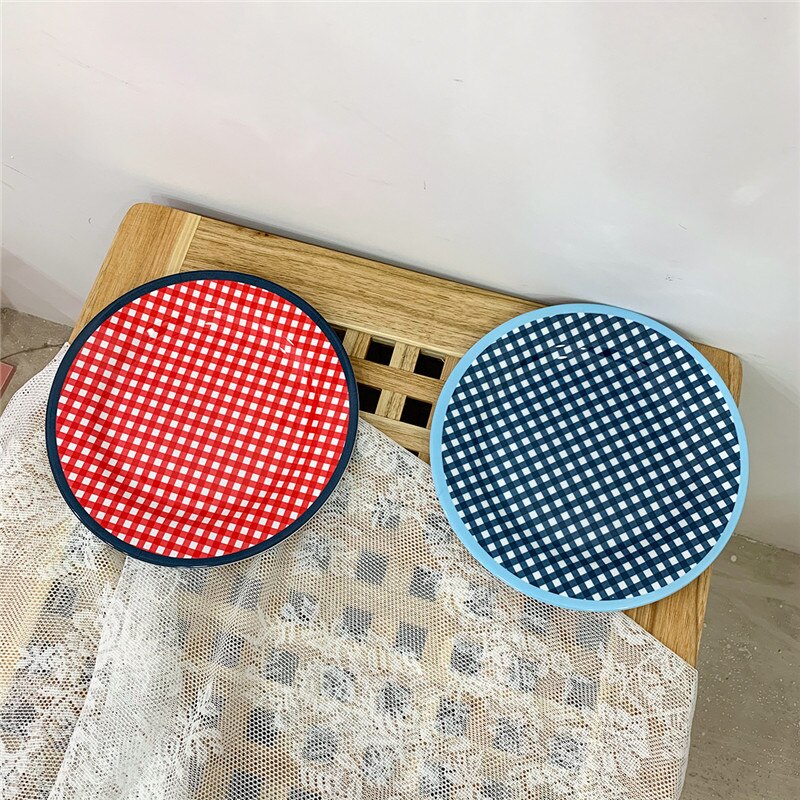 Assiette à fruits en mélamine 9 pouces, assiette à collation créative épaissie, plats à gâteau de Dessert, plateau à pâtisserie de Restaurant, vaisselle de cuisine