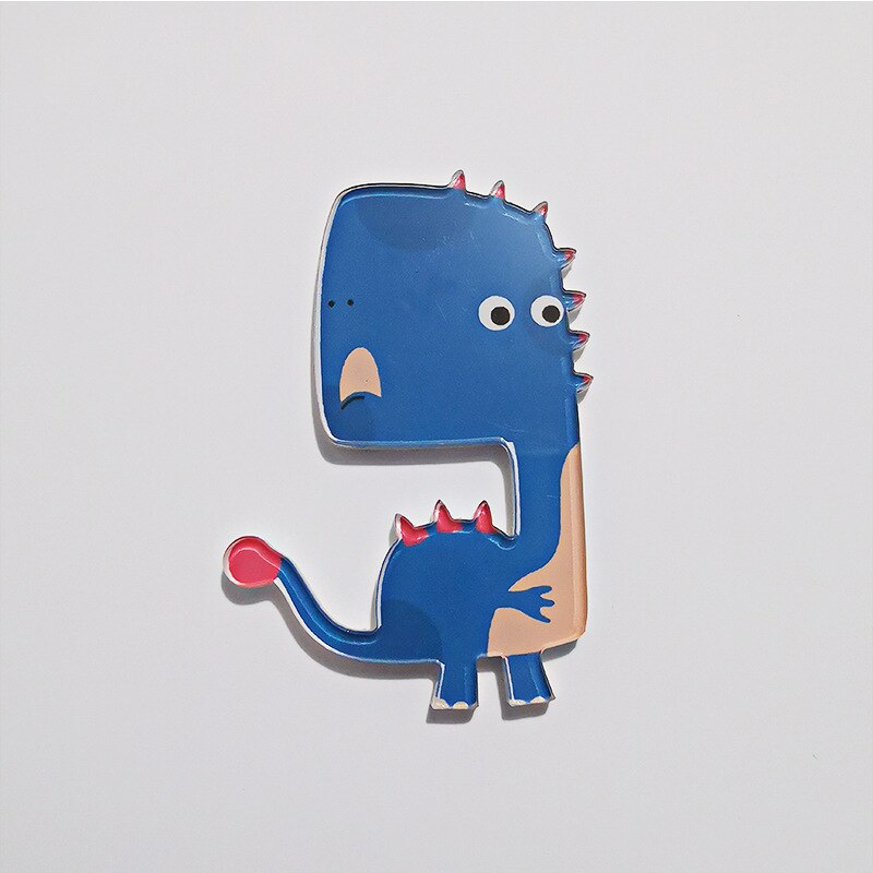 1 Piece Animal Magnetic Fridge Magnet Cartoon Dinosaur Refrigerator Message Leave Whiteboard Magnet: 2