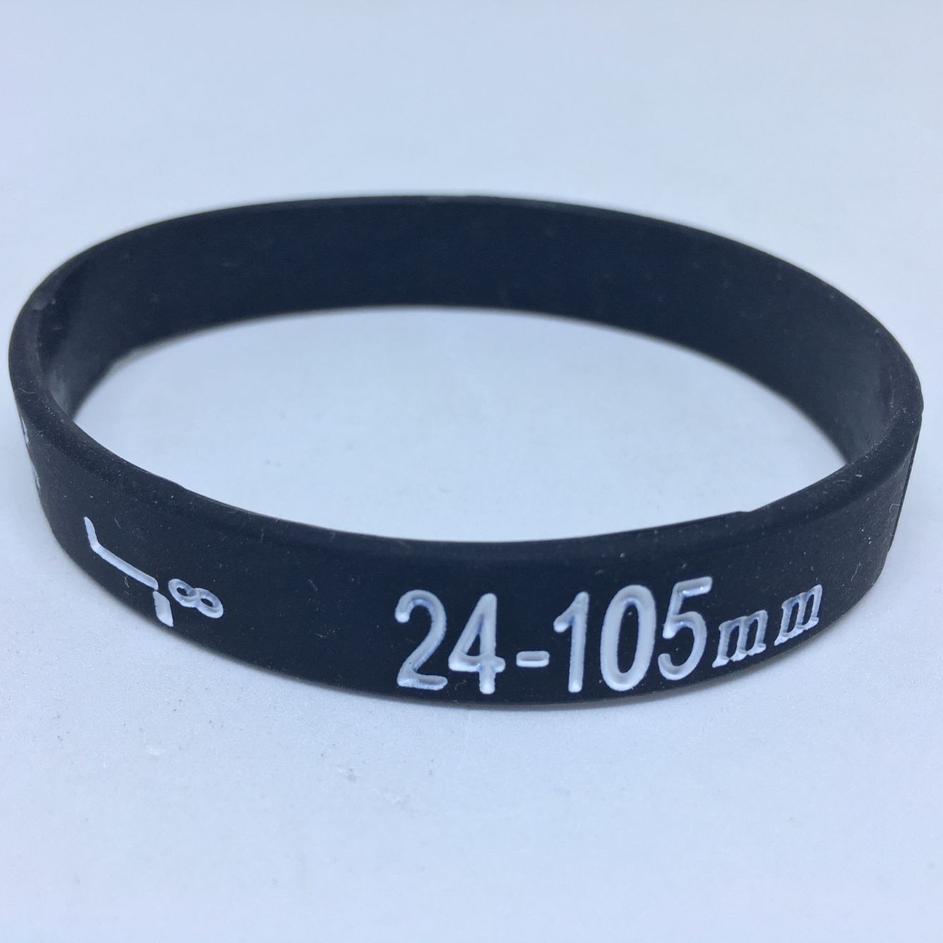 Camera Lens Bracelets Photographer Silicone Bracelet Wristbands Lens Zoom Creep for canon nikon DSLR Camera 9 types: White 24 105MM