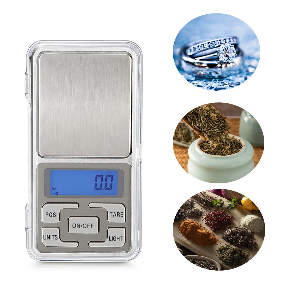 Backlight Gram High Accuracy Kitchen Mini Scales Pocket Scale Jewelry Electric