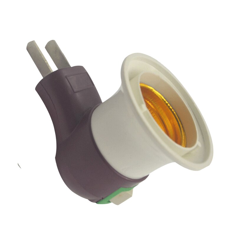 UL plug to E27 white light LED lamp holder lamp holder adapter converter socket to E27