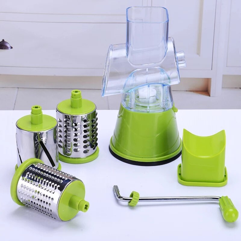 Home Kitchen Rotary Fruit Grater Multifunctional Vegetable Cutter Slicer Tools Kitchen Accessories Potato Cheese Kitchen Gadgets