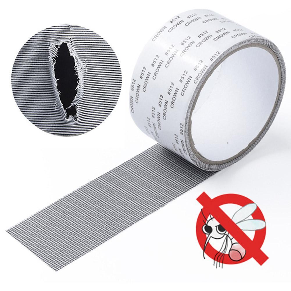 5cmx2m Window Net Anti-mosquito Mesh Sticky Wires Patch Repair Tape Summer Screen Door Mosquito Netting Patch Repair Broken Hole