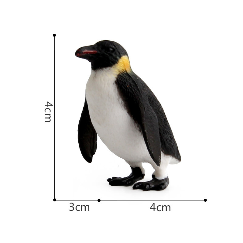 Antarctische Zeedier Simulatie Diermodel Pinguïn Micro Landschap Educatief Speelgoed Voor Kinderen Animal Model Decoratie: PL127-182