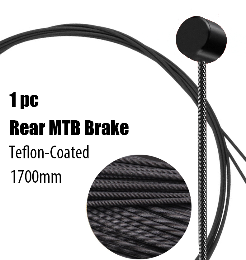 1pc innervaier til landeveissykkel, mtb-sykkel, wireline, terrengsykkel, girspak, girskifter, bremsekabler, polert, glatt rustfritt stål: Lilla