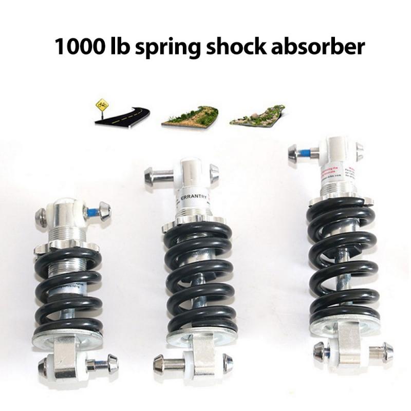 Bicycle rear spring shock absorber Mountain bike shock absorber Compressor Bicycle folding bike spring shock absorber