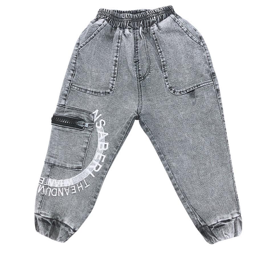 Pantalones vaqueros para niños nuevos Jeans para la escuela primavera otoño novedad ropa para adolescentes pantalones vaqueros Casual Cargo 2-8 año