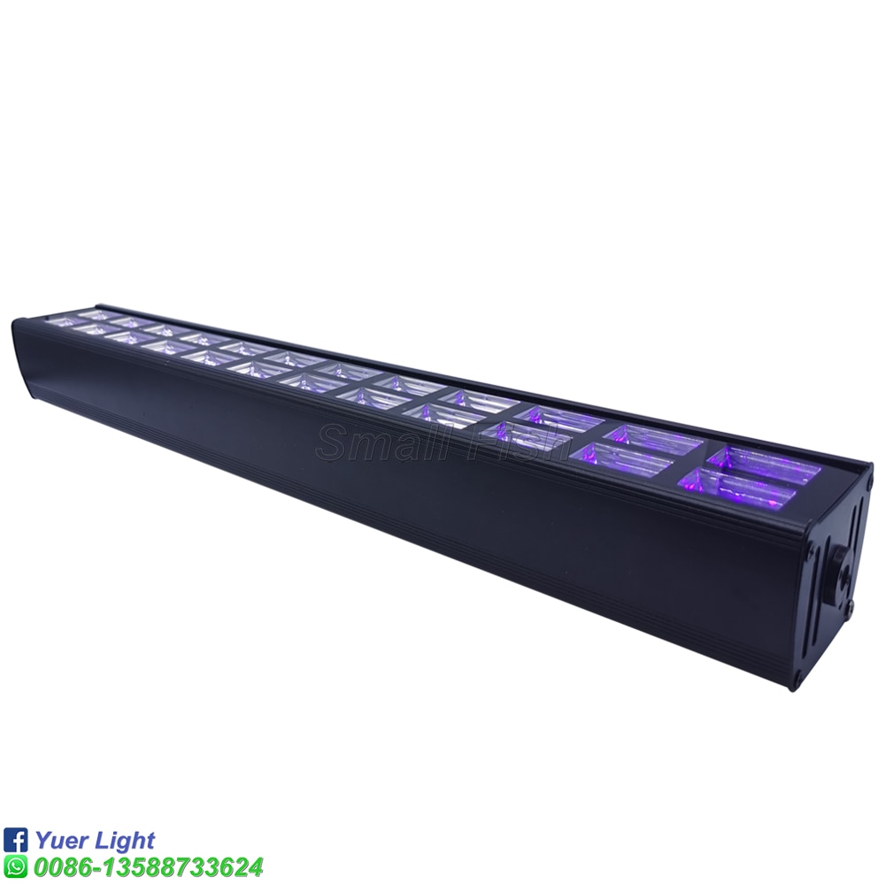 24X3W LED UV luz de pared Control remoto de la etapa de Control de luz de efecto Disco de Navidad DJ interior Luz de lavado para el Club Bar boda