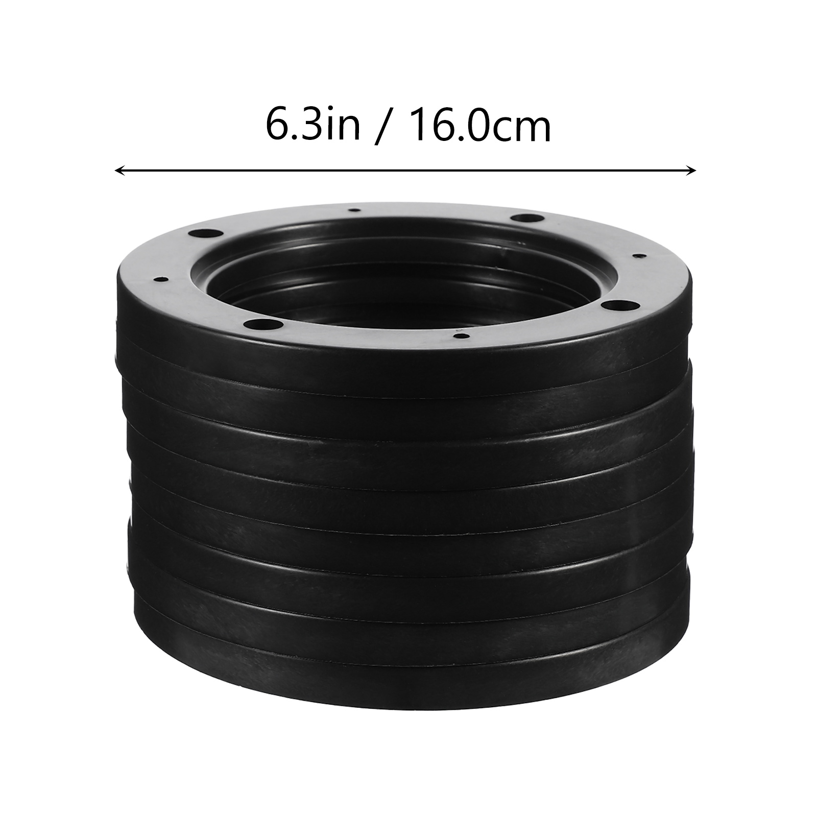 2/4 Pairs 4 Inch 5 Inch 6.5 Inch Duurzaam Auto Speaker Ring Spacers Nuttig Speaker Adapter Auto Speaker Geluidsisolatie ring: 4 pairs  5 inches