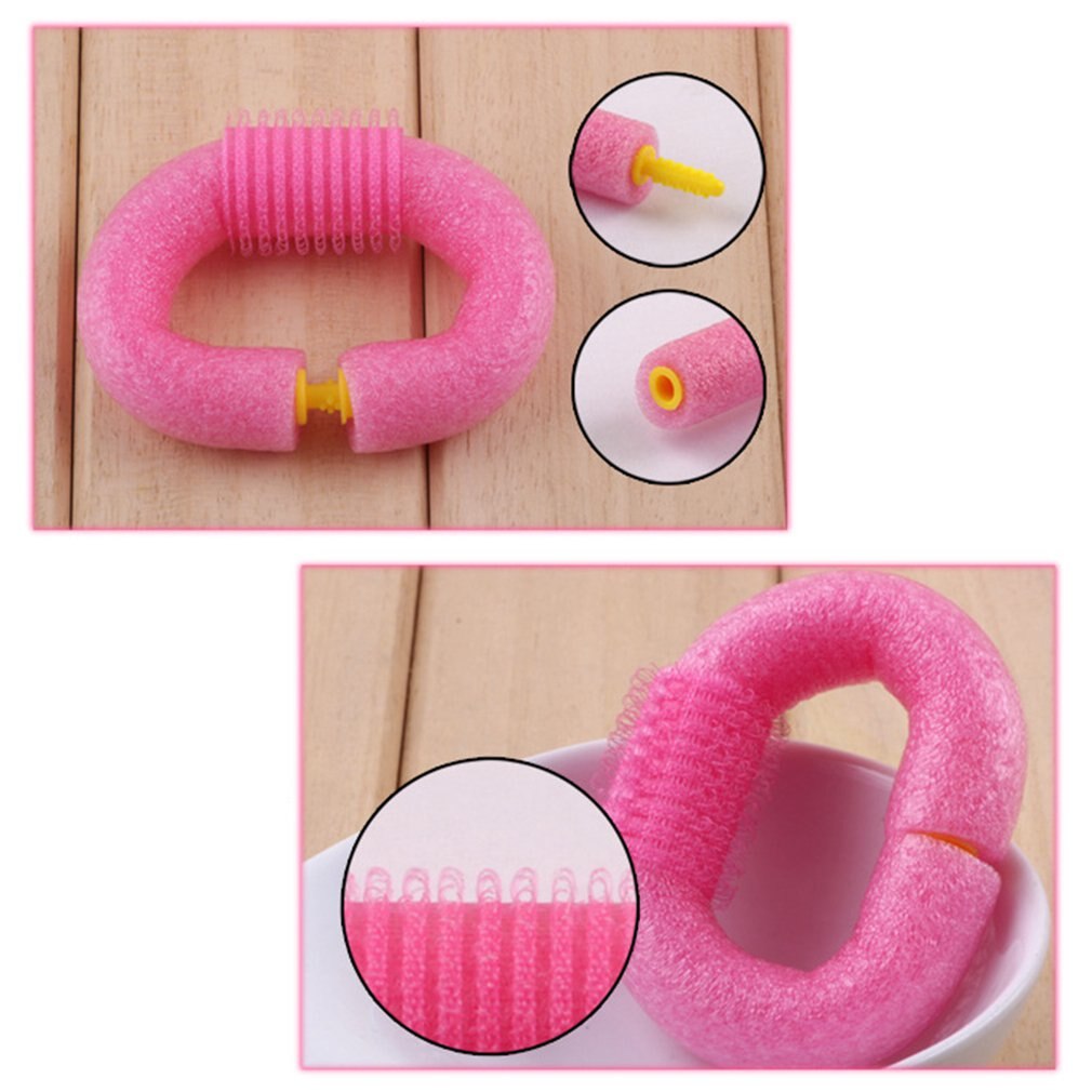 Soft Diy Curler 12pcs Magic Curly Hair Convenient Hair Care Shaping 15cm Modeling Tools Light Foam Curler