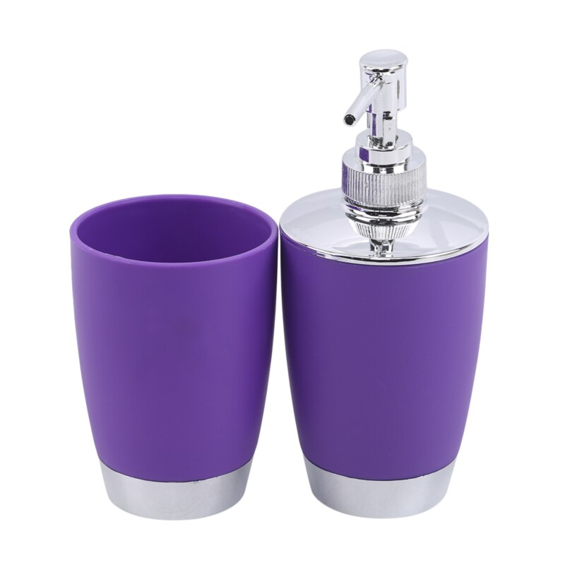 Ensemble de salle de bain Couple bain de bouche tasse plateau en plastique bain de bouche tasse savon porte-brosse à dents ensemble d'accessoires de salle de bain