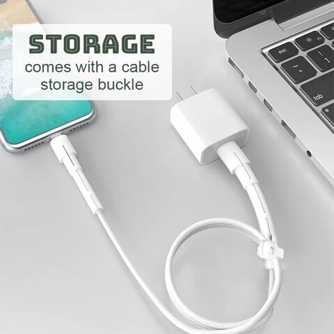 1 Set Van Kabel Protector, Datakabel Siliconen Beschermhoes Opladen Kabelhaspel Geschikt Voor Iphone Usb-oplaadkabel