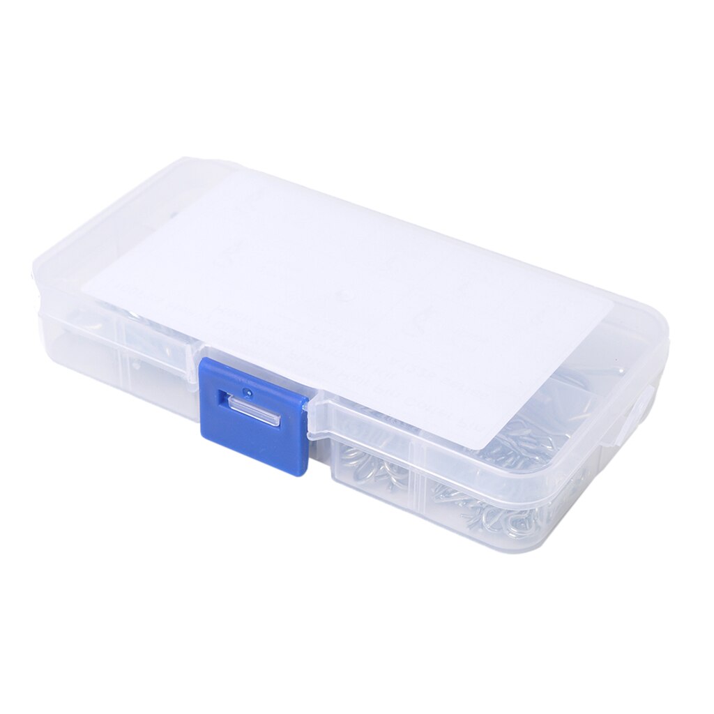 100x R Pin Mechanical Hitch Hair Tractor Clip Assortment Kit Case Set Cotter