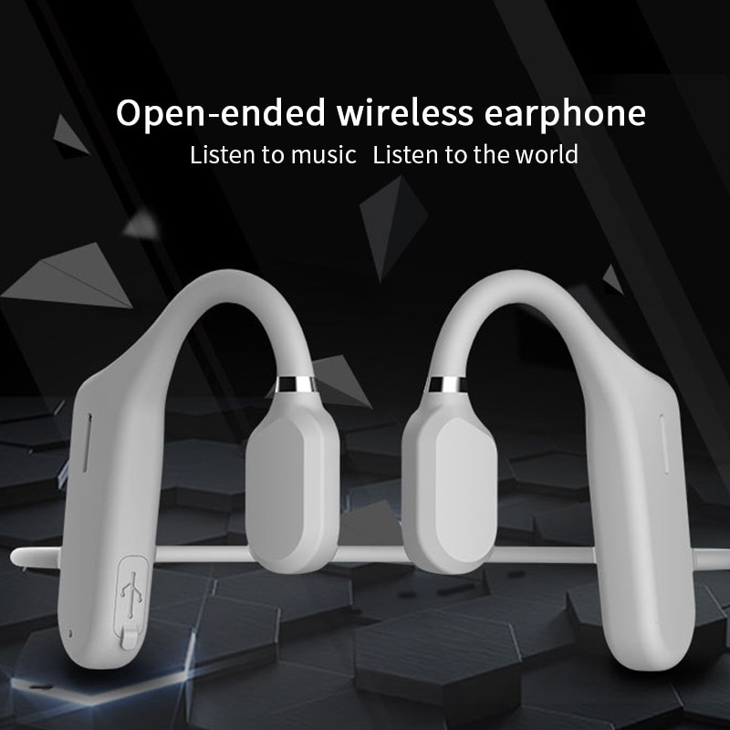 Beengeleiding Koptelefoon Bluetooth 5.0 Draadloze Oordopjes Niet In-Ear Headset Transpiratie Waterdicht Sport Koptelefoon