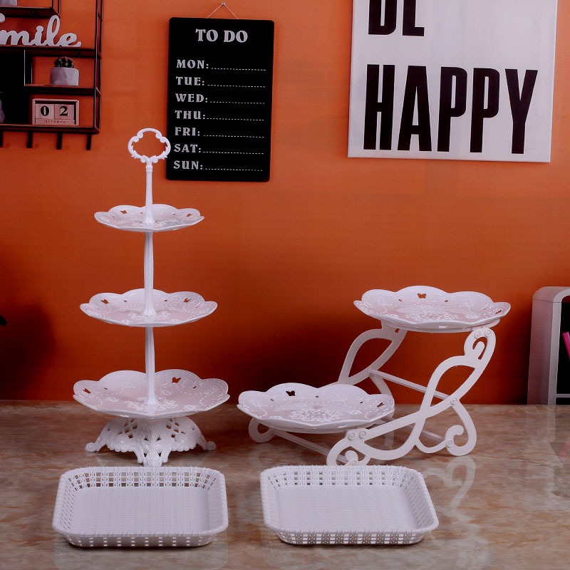 Birthday Cake Stand Display Stand Removable Dessert Tray Stand Birthday Party Snack Fruit Plate Display Stand Party Supplies