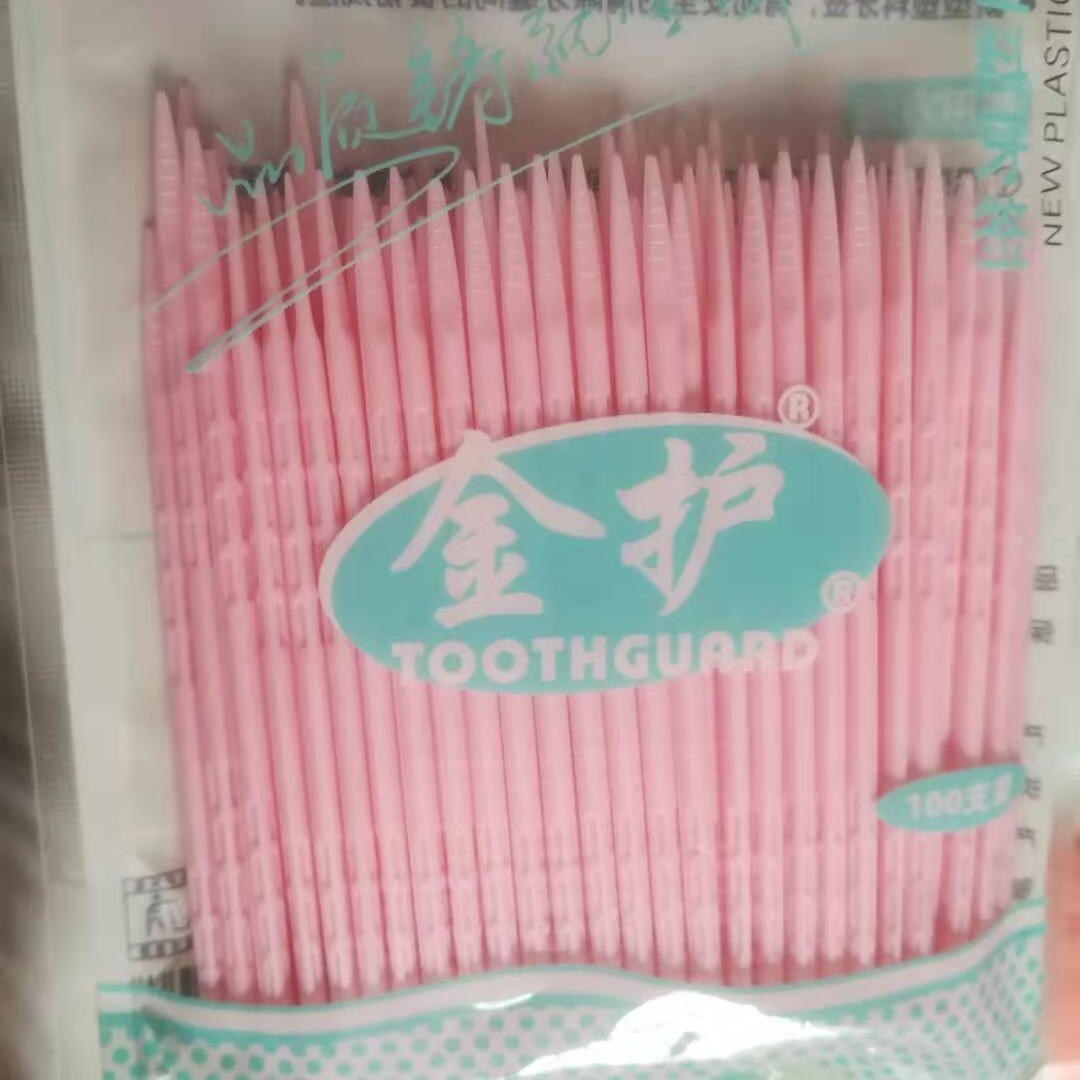 100 Stuks Food Grade Pp Tandenstoker Dental Tanden Sticks Floss Pick Tand Tool Clean Oral Care Tanden Voedsel Residu Party tandenstokers