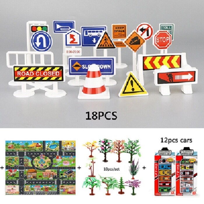 Teppich Stadt Straße Szene Verkehrs Autobahn Karte Spielen Baby Spielen matt Pädagogisches Spielzeug Für freundlicher Fitnessraum Spiele für freundlicher: D