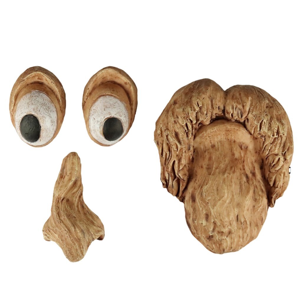 Pasen Weird Oude Man Boom Gezicht Outdoor Boom Gezicht Decoratie Tuin Art Boomschors Gezicht Decoratie Creatieve Rekwisieten