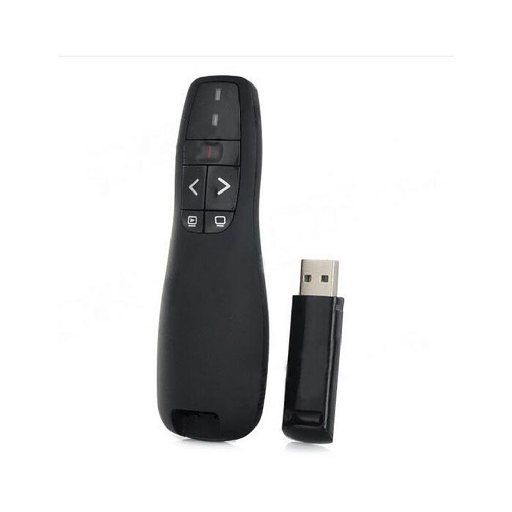 Puntero inalámbrico USB PowerPoint para presentador, mando a distancia PPT, bolígrafo para presentaciones PowerPoint teacher R400