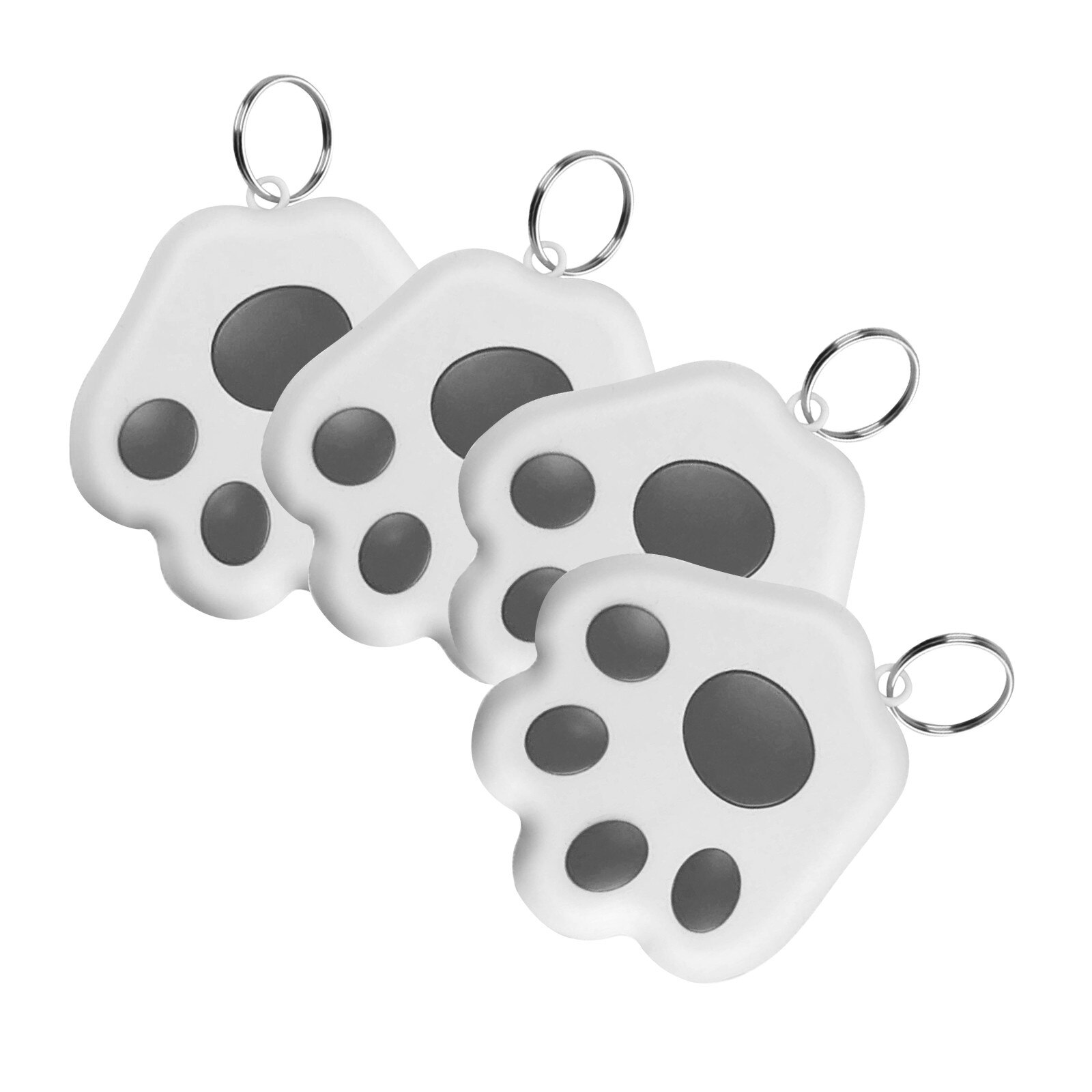 4PCS Smart Tracker Mini Anti-loss Wireless Track Device Cat Dog Mini Tracking Loss Prevention Waterproof Device Tool GPS Locator