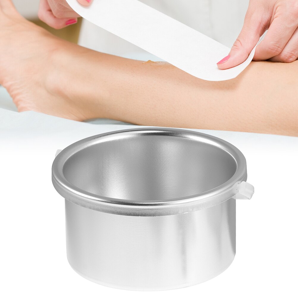 2pc Salon Pot Electric Wax Warmer Heater Pot Facial Skin Hair Removal Spa Tool Hair Removal Inner Pot Wax Depilatory Machine
