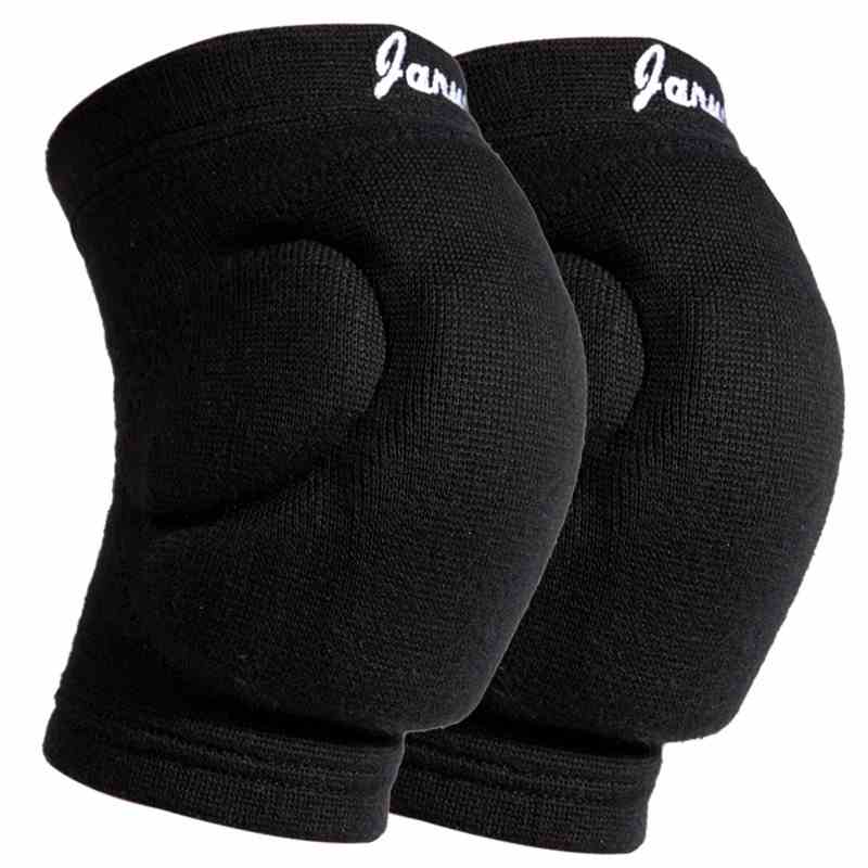JANUS 1 par elástico engrosamiento de rodillera danza Yoga voleibol deportes extremos rodilla almohadillas apoyo baloncesto Protector de la rodilla