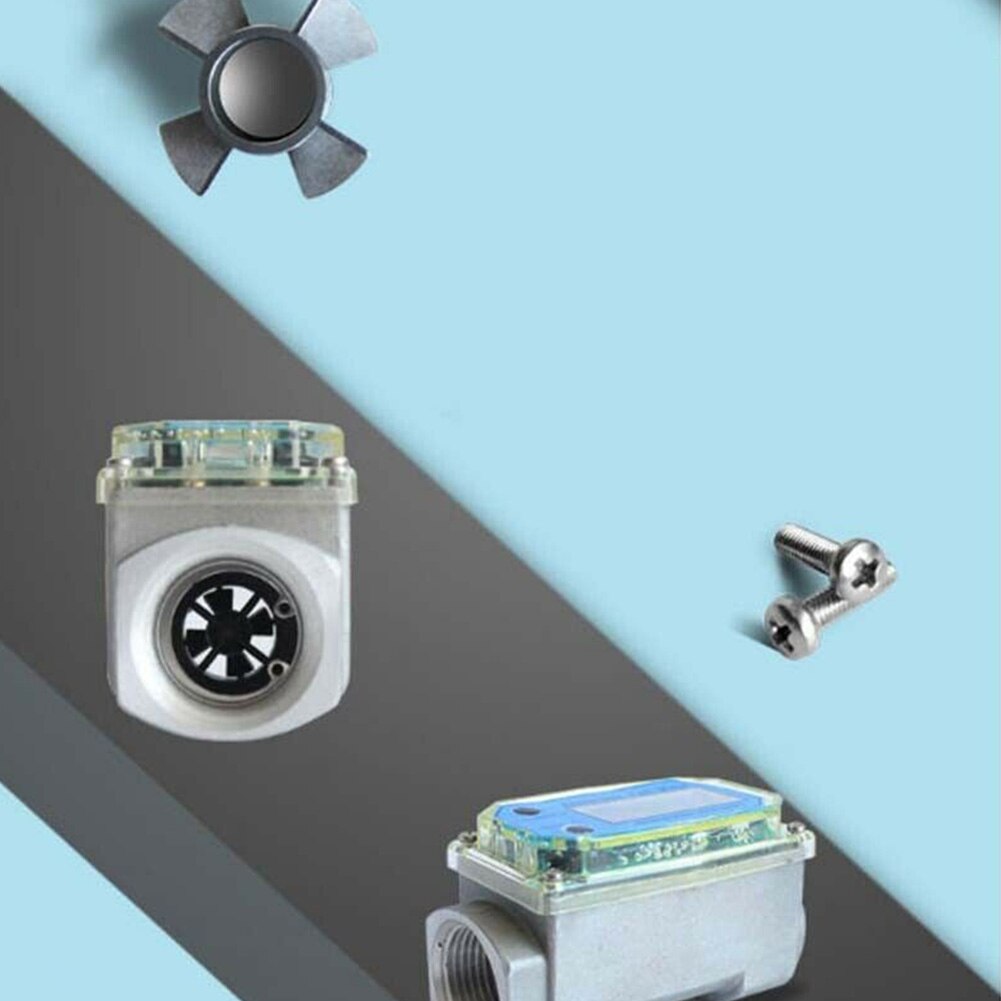K24 Lcd Verstelbare Elektronische Bedienen Flow Meter Hoge Nauwkeurigheid Draagbare Brandstof Gereedschappen Aluminiumlegering Digitale Display Meten